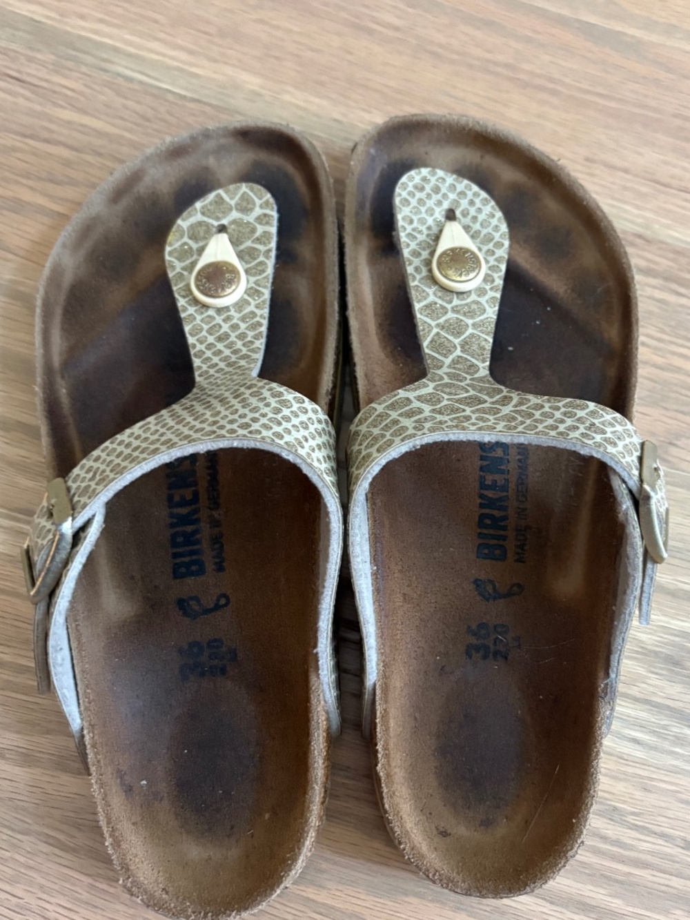 BIRKENSTOCK GIZEH THONG SANDAL SIZE 36(US 5.5-6)